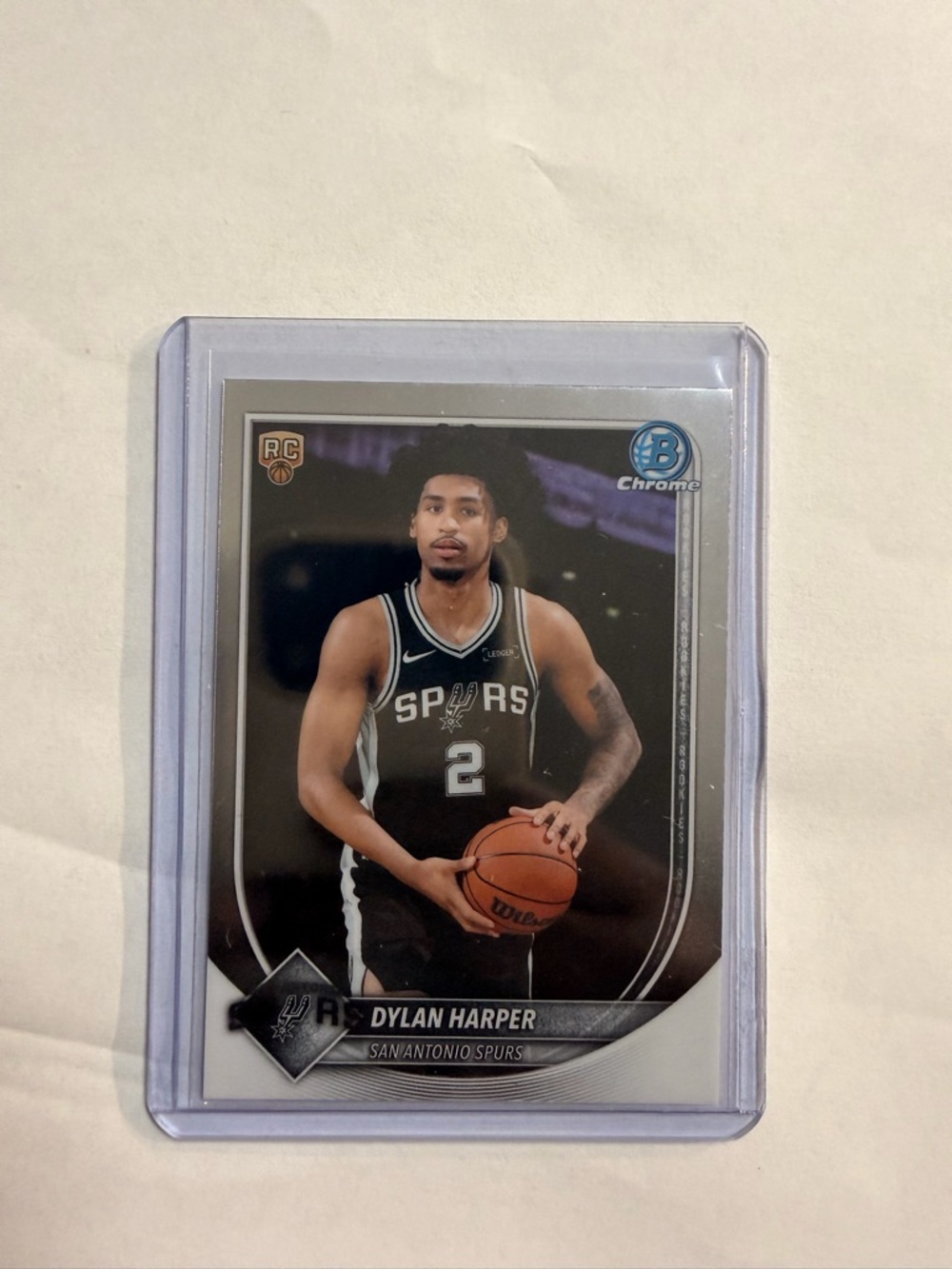 Topps Chrome Black San Antonio Spurs Dylan Harper Rookie Card
